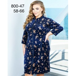 Халат жіночий, велюр 5 шт (58-66 р) ZeL1396_800-47