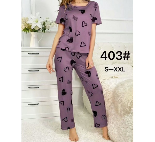 Піжама жіноча, бамбук 5 шт (S-2XL) ZeL1396_403a