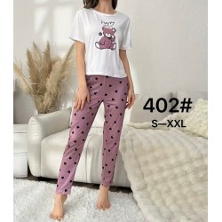 Піжама жіноча, бамбук 5 шт (S-2XL) ZeL1396_402