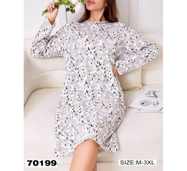 Ночная рубашка, байка 5 шт (54-62 р) ZeL1396_70199