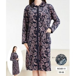 Халат жіночий подвійний велюр 5 шт (58-66 р) ZeL1396_801-9