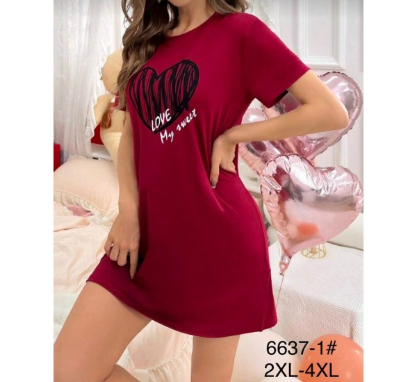 Туніка жіноча, бамбук 6 шт (2-4XL) ZeL1396_6637-1