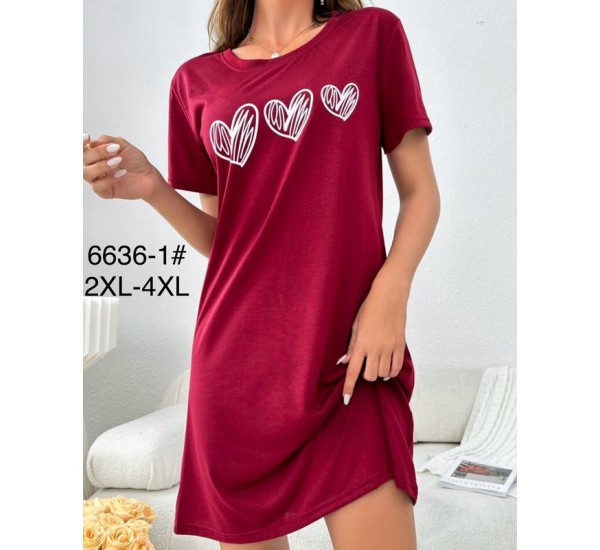 Туніка жіноча, бамбук 6 шт (2-4XL) ZeL1396_6636-1