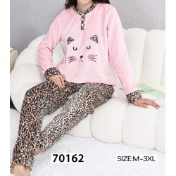 Піжама жіноча, велсофт 5 шт (M-3XL) ZeL1396_70162