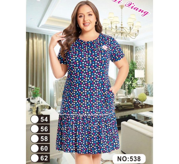 Сукня жіноча, віскоза 5 шт (54-62 р) ZeL1396_538