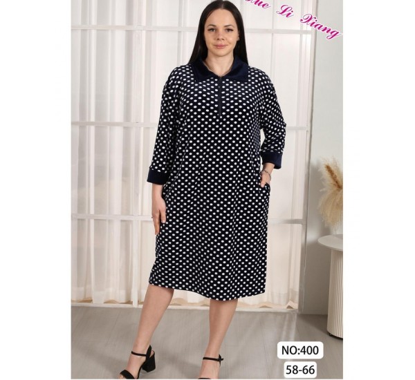 Халат жіночий, велюр 5 шт (58-66 р) ZeL1396_400