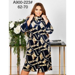 Халат жіночий, велюр 5 шт (62-70 р) ZeL1396_A900-223