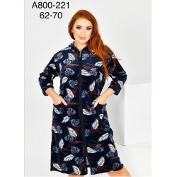 Халат жіночий, велюр 5 шт (62-70 р) ZeL1396_A800-221