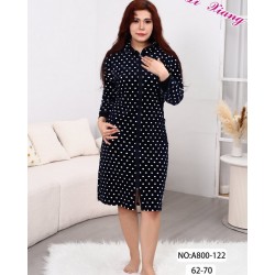 Халат жіночий, велюр 5 шт (62-70 р) ZeL1396_A800-122