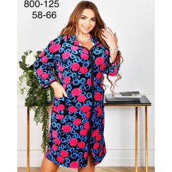 Халат жіночий, велюр 5 шт (58-66 р) ZeL1396_800-125