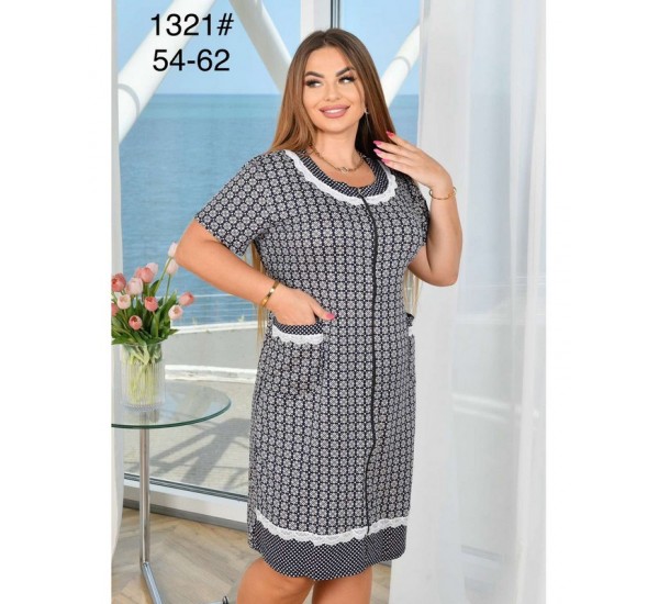 Халат жіночий, віскоза 5 шт (54-62 р) ZeL1396_1321