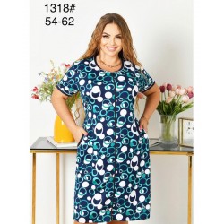 Халат жіночий, віскоза 5 шт (54-62 р) ZeL1396_1318B
