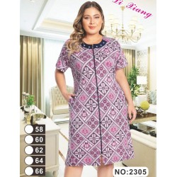 Халат жіночий, віскоза 5 шт (58-66 р) ZeL1396_2305