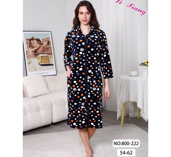 Халат жіночий, велюр 5 шт (54-62 р) ZeL1396_800-222