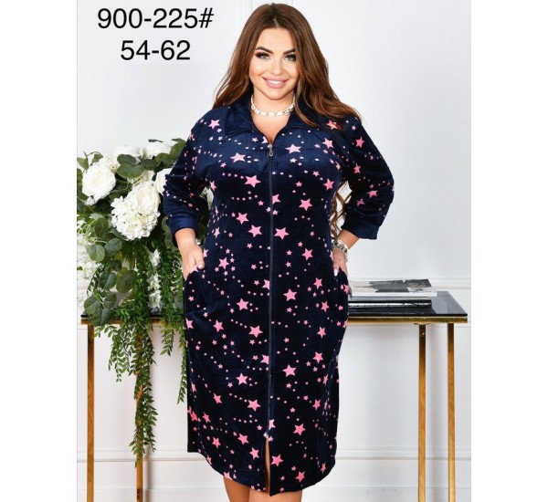 Халат жіночий, велюр 5 шт (54-62 р) ZeL1396_900-225