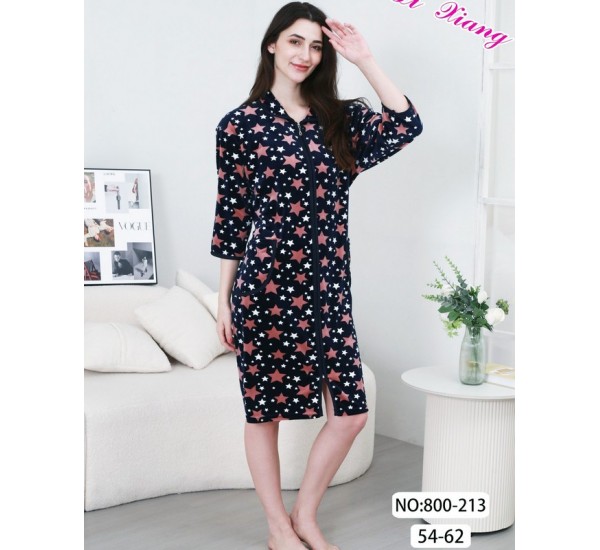 Халат жіночий, велюр 5 шт (54-62 р) ZeL1396_800-213