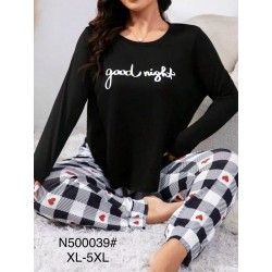 Піжама жіноча супер-батал, бамбук 5 шт (1-5XL) ZeL1396_N500039