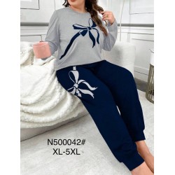 Піжама жіноча супер-батал, бамбук 5 шт (1-5XL) ZeL1396_N500042