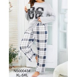 Піжама жіноча супер-батал, бамбук 5 шт (1-5XL) ZeL1396_N500043