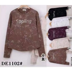 Футболка женская, трикотаж 5 шт (50-60 р) ZeL777_DE1102