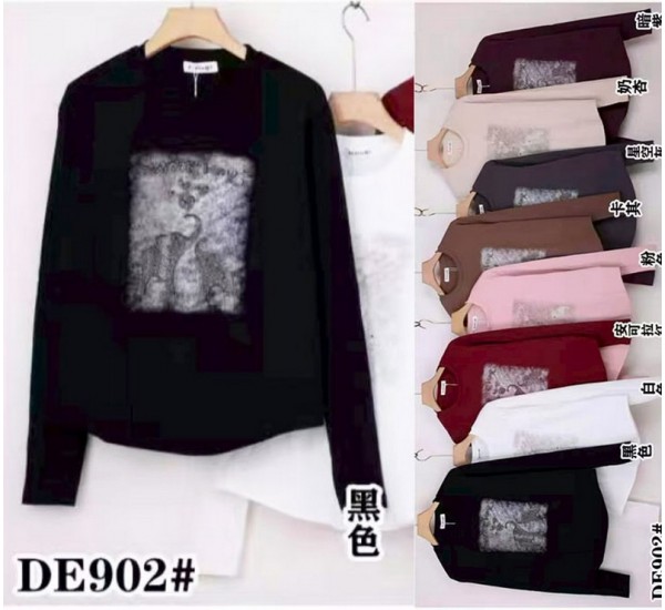 Футболка женская, трикотаж 5 шт (52-60 р) ZeL777_DE902