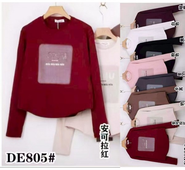 Футболка женская, трикотаж 5 шт (48-56 р) ZeL777_DE805