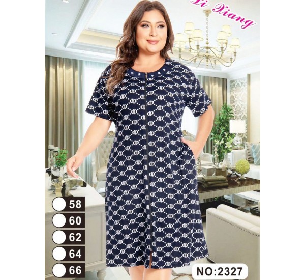 Халат жіночий, віскоза 5 шт (58-66 р) ZeL1396_2327