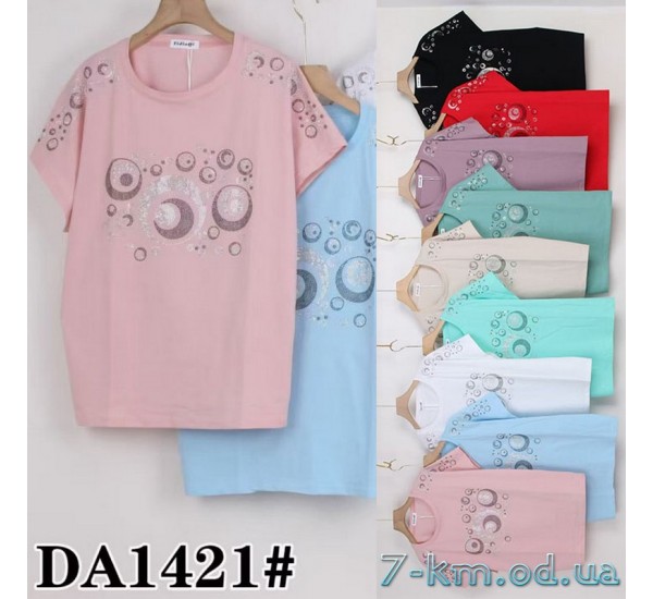 Футболка женская, стрейч/коттон 5 шт (54-62 р) ZeL777_DA1421