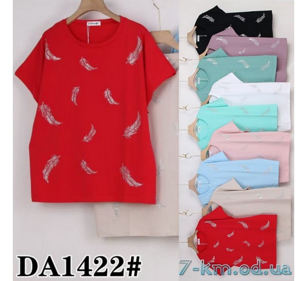 Футболка женская, стрейч/коттон 5 шт (54-62 р) ZeL777_DA1422