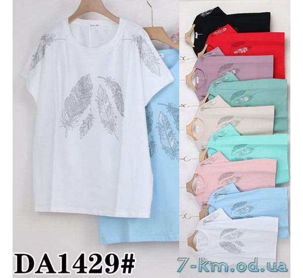 Футболка женская, стрейч/коттон 5 шт (54-62 р) ZeL777_DA1429