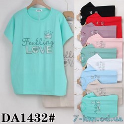 Футболка женская, стрейч/коттон 5 шт (54-62 р) ZeL777_DA1432