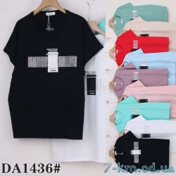 Футболка женская, стрейч/коттон 5 шт (54-62 р) ZeL777_DA1436