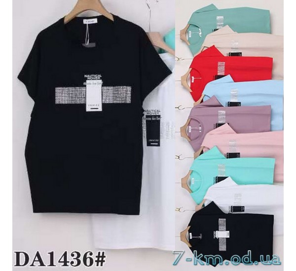 Футболка женская, стрейч/коттон 5 шт (54-62 р) ZeL777_DA1436