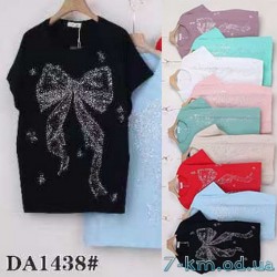 Футболка женская, стрейч/коттон 5 шт (54-62 р) ZeL777_DA1438