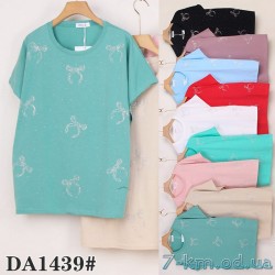 Футболка женская, стрейч/коттон 5 шт (54-62 р) ZeL777_DA1439