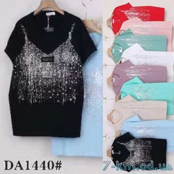 Футболка женская, стрейч/коттон 5 шт (54-62 р) ZeL777_DA1440