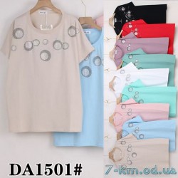 Футболка жіноча, стрейч/коттон 5 шт (60-70 р) ZeL777_DA1501