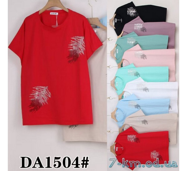 Футболка женская, стрейч/коттон 5 шт (60-70 р) ZeL777_DA1504