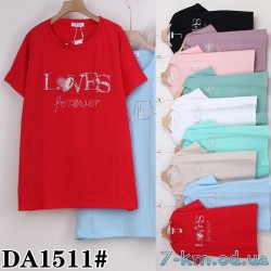 Футболка женская, стрейч/коттон 5 шт (60-70 р) ZeL777_DA1511