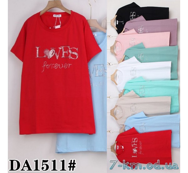 Футболка женская, стрейч/коттон 5 шт (60-70 р) ZeL777_DA1511