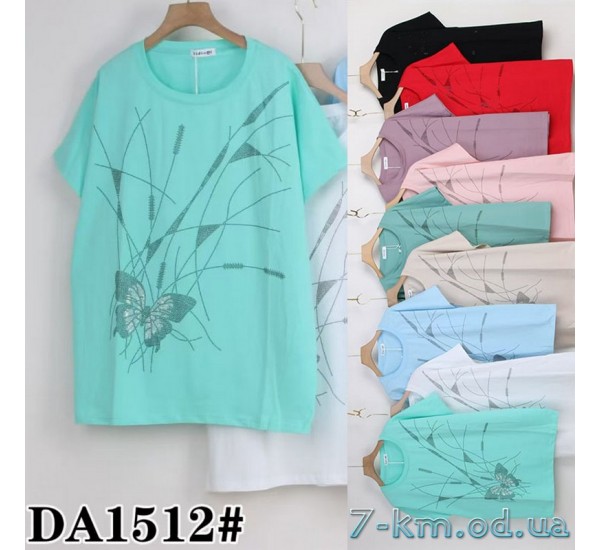Футболка жіноча, стрейч/коттон 5 шт (60-70 р) ZeL777_DA1512
