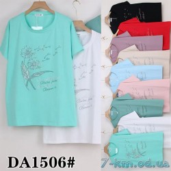 Футболка женская, стрейч/коттон 5 шт (60-70 р) ZeL777_DA1506