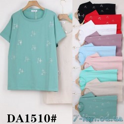 Футболка жіноча, стрейч/коттон 5 шт (60-70 р) ZeL777_DA1510