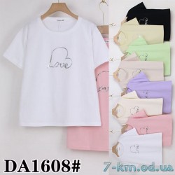 Футболка женская, стрейч/коттон 5 шт (50-60 р) ZeL777_DA1608