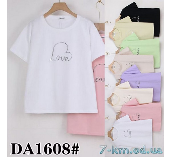 Футболка женская, стрейч/коттон 5 шт (50-60 р) ZeL777_DA1608