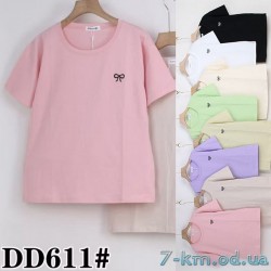 Футболка женская, стрейч/коттон 5 шт (50-60 р) ZeL777_DD611