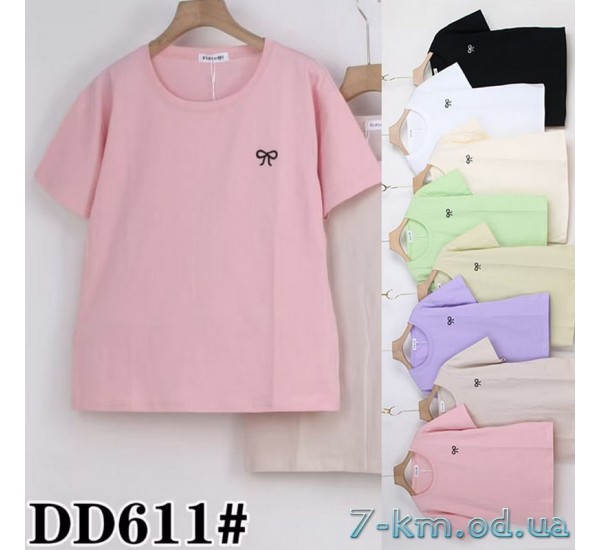 Футболка женская, стрейч/коттон 5 шт (50-60 р) ZeL777_DD611