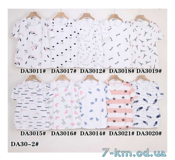 Футболка женская, стрейч/коттон 5 шт (50-60 р) ZeL777_DA30-2