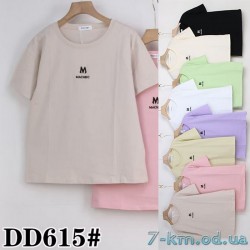 Футболка женская, стрейч/коттон 5 шт (50-60 р) ZeL777_DD615