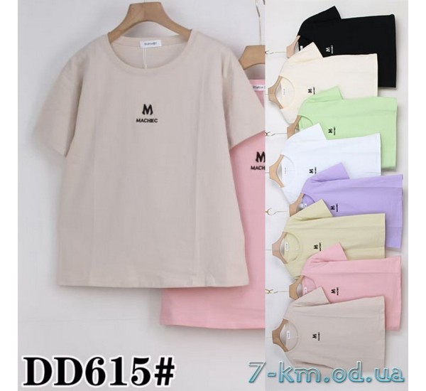 Футболка женская, стрейч/коттон 5 шт (50-60 р) ZeL777_DD615
